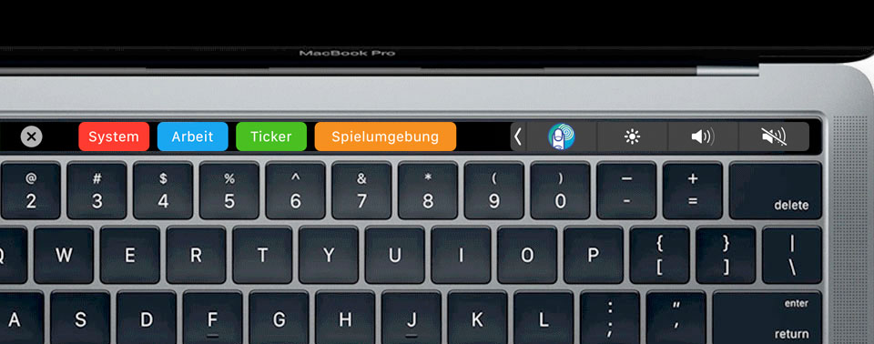 2Touch: Konfigurierbarer Schnellstarter für die Touch Bar | ifun.de