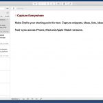 Drafts Mac Text Editor