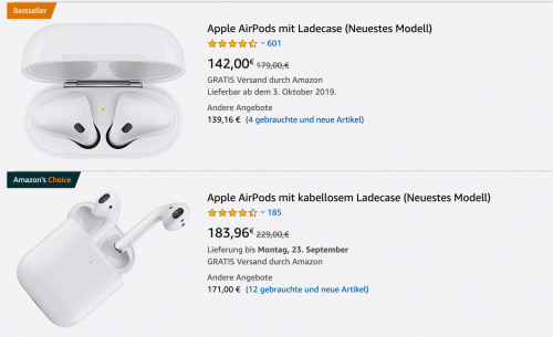 Airpods Listing