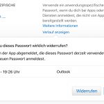 Apple Id Anwendungsspezifisches Passwort Widerrufen