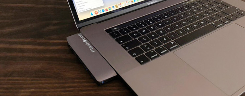 FlashDock für Mac: SSD-Erweiterung mit Zusatzanschlüssen sucht ...