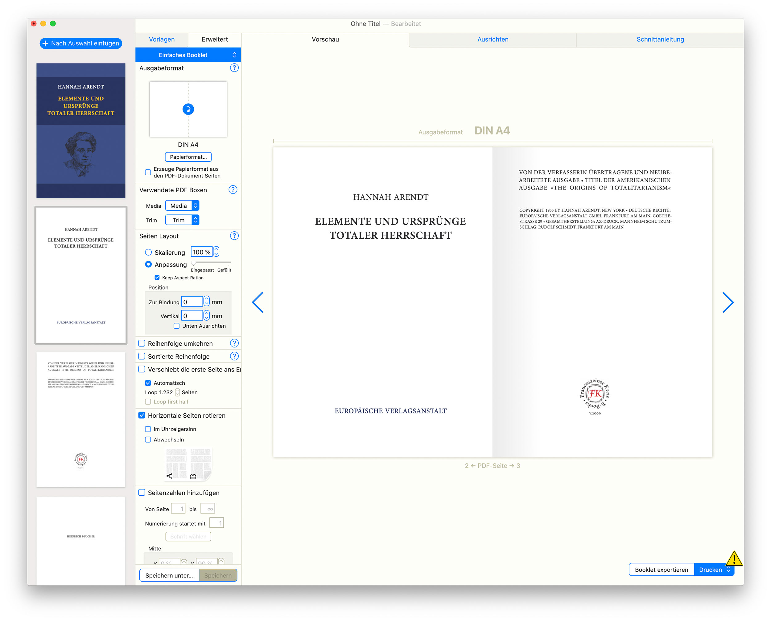 create booklet for mac