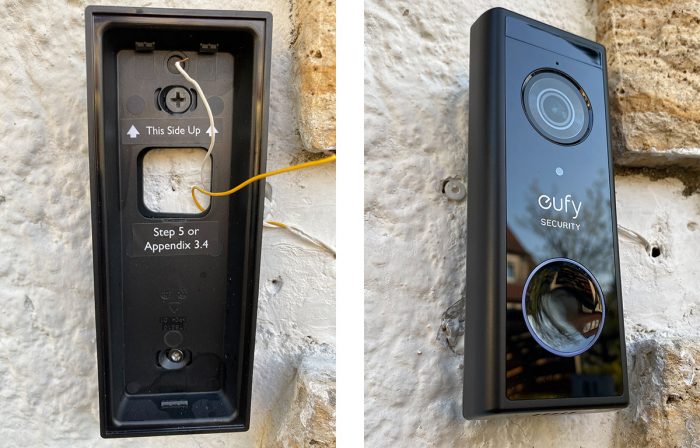 Eufy Video Doorbell Montage