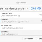 Appcleaner App Vollstandig Loeschen Beispiel Zoom