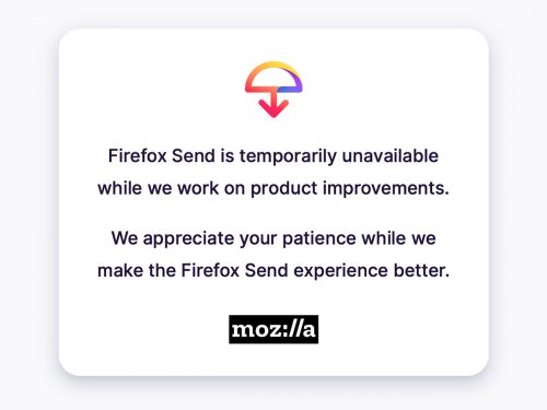 Firefox Send Offline
