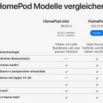 Homepod Modelle Vergleich