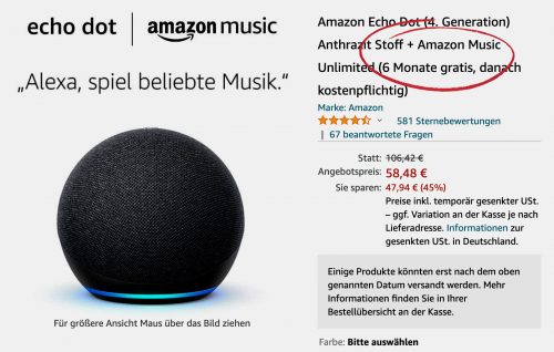 Amazon Music Gratis 