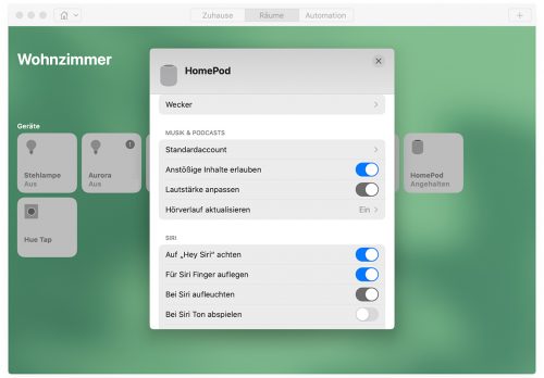 Homepod In Home App Mac