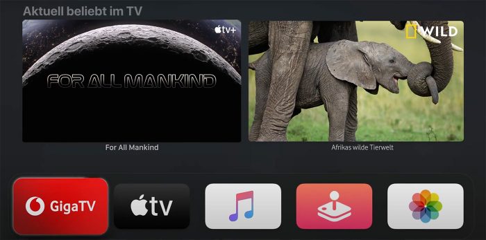 Vodafone Gigatv Apple Tv Screenshot