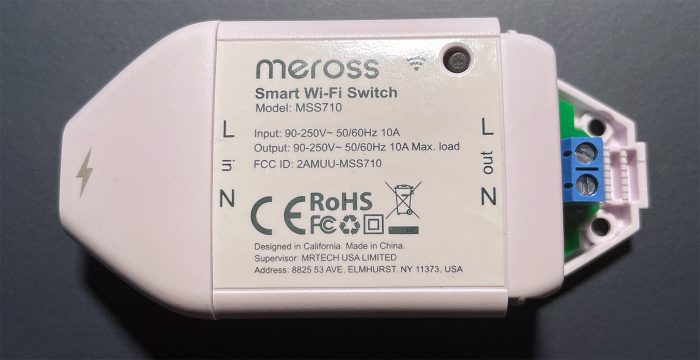 Meross Homekit Schalter Mss710