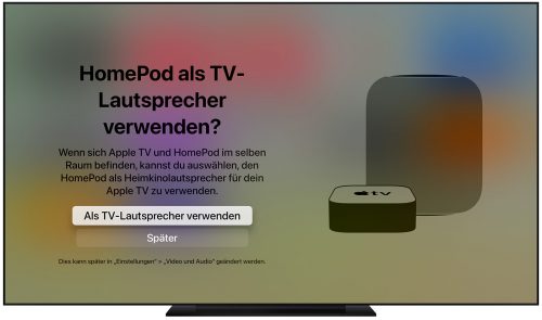 Homepod Audio Apple Tv