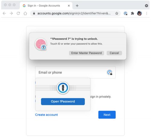 1password Browser Touch Id