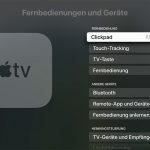 Apple Tv Clickpad Einstellungen Siri Remote
