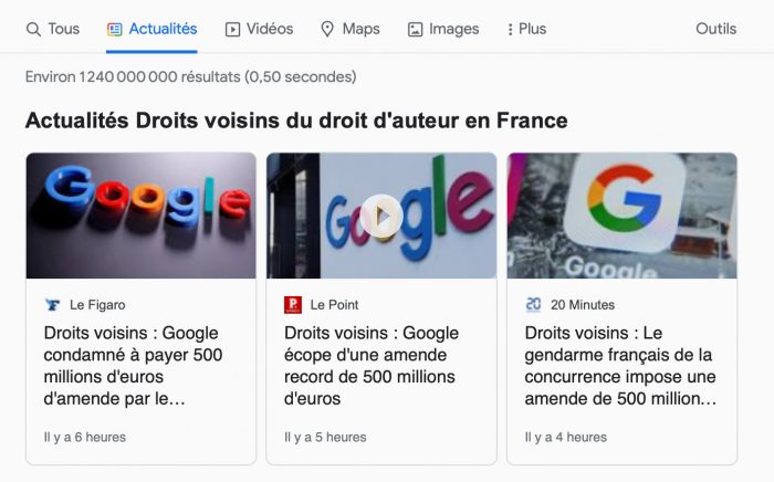 Google Frankreich