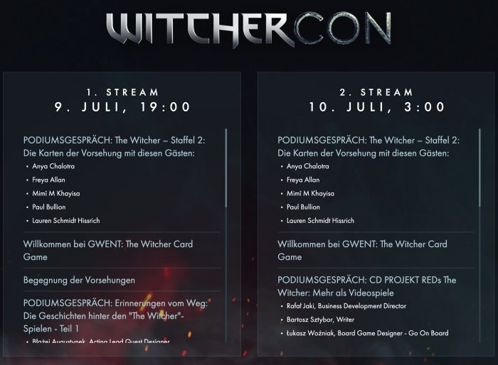 Witchercon Programm 1400