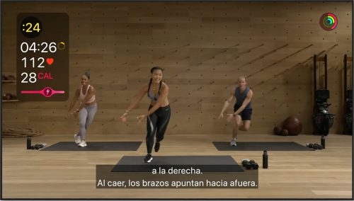 Apple Fitness Plus Mit Untertiteln