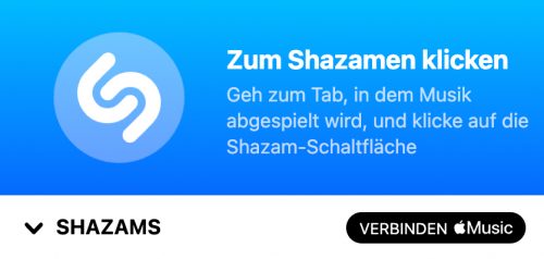 Shazam Chrome Erweiterung