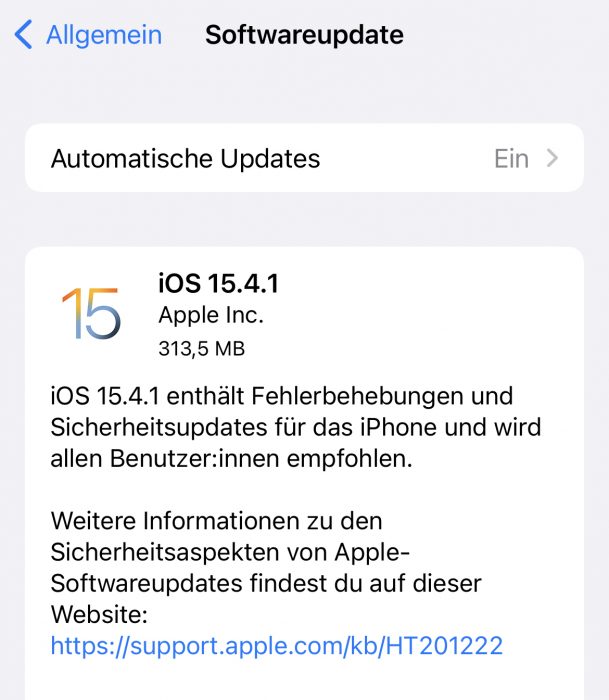 Apple distribuye actualizaciones de mantenimiento ›ifun.de