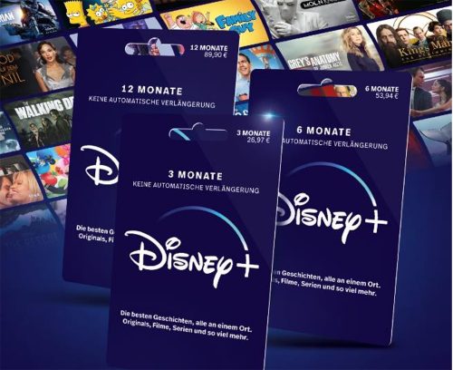 Disney Plus Geschenkkarte