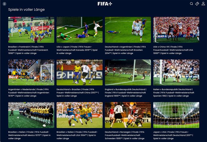 Fifa Plus Archiv