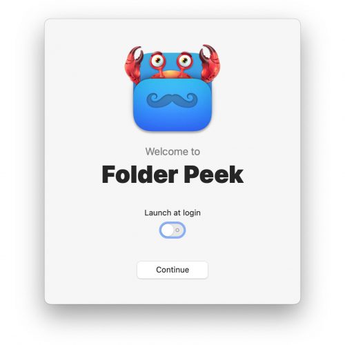Folder Peek