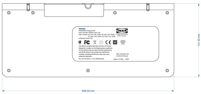 Ikea Charging Shelf 1400