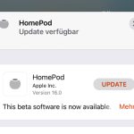Homepod Beta Update Feature