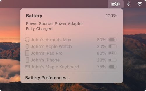 Batteries App Mac