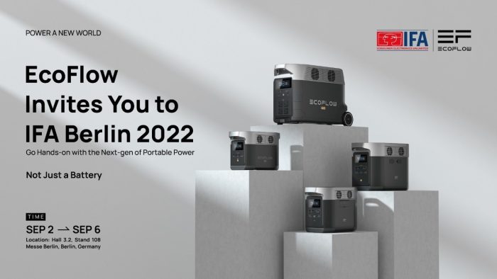 EcoFlow Attends IFA 2022 Debut New DELTA 2 Portable Power