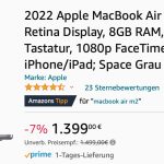 Macbook Air M2 Rabatt