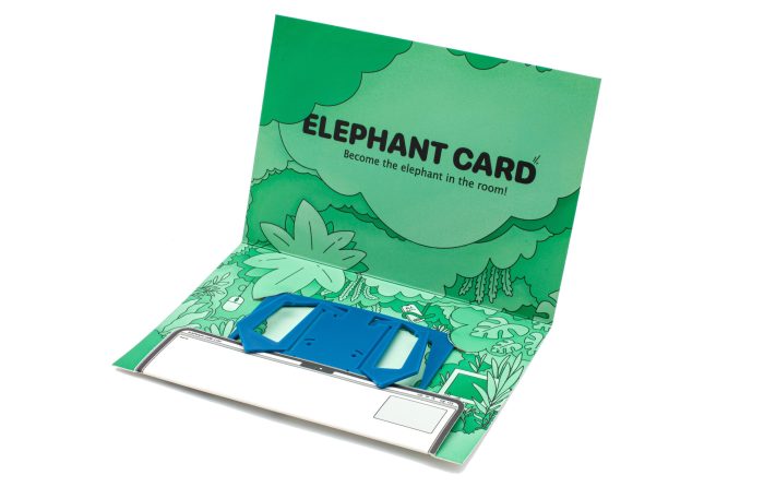 Elephant Card Green