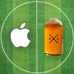 Bier Werbung Apple Fussball