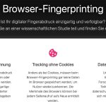 Browser Fingerprinting Studie