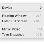 Camera Windows Settings
