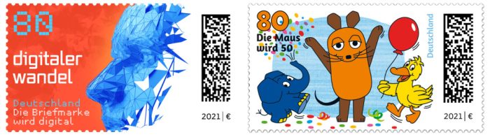 Post Matrixcode Briefmarken