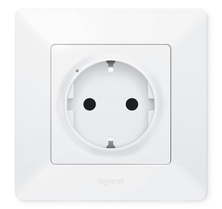 Legrand N4180 Steckdose 2-polig Nach Italienischer Norm (IMQ) – Inkl. Weltweiter Garantie
