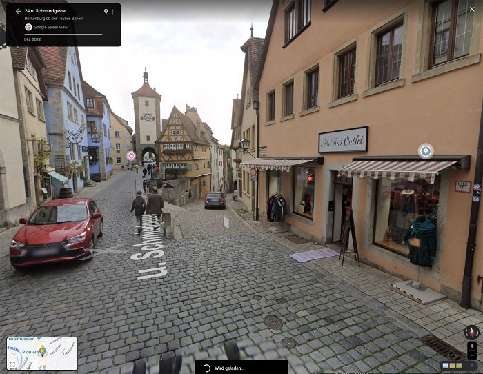 Google Street View Rothenburg Tauber
