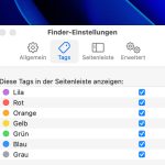 Finder Tags