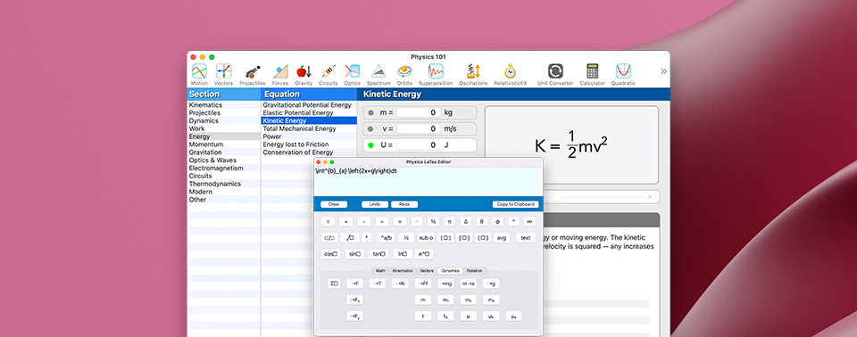 Physics LaTex Editor: Freie Formel-App für Physiker ⋅ ifun.de