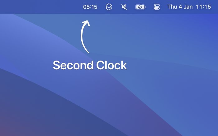 Second Clock Screenshot