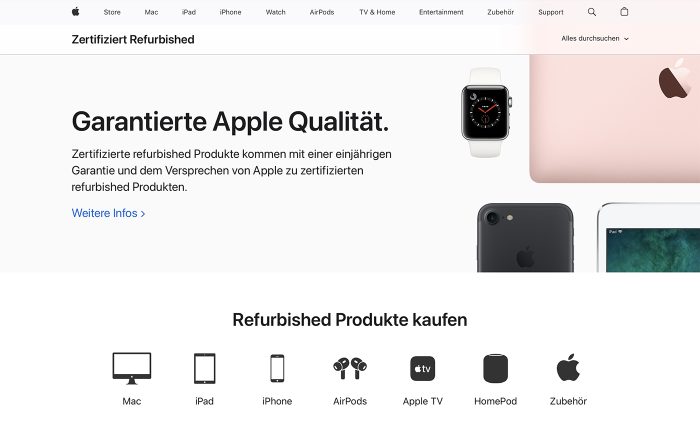Apple Refurb Store