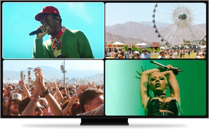 Coachella Youtube Multiview