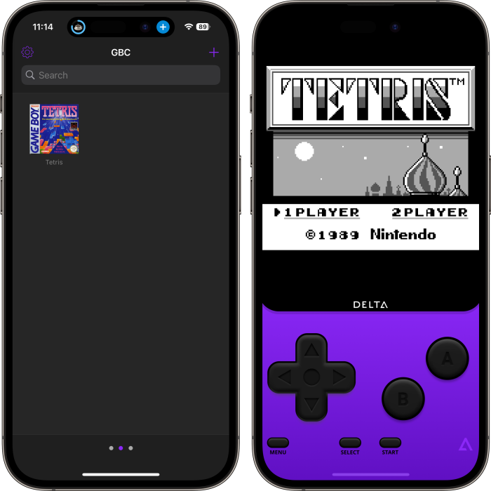 Tetris App Delta