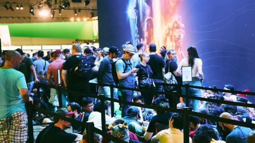Gamescom Warteschlange