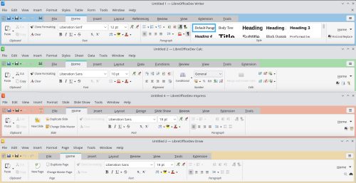 Modulecolors Libreoffice