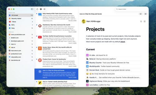 Reading List Mac App