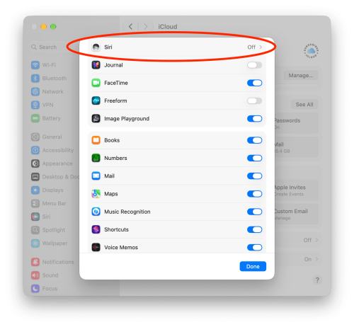 Siri Icloud 2500