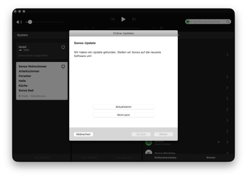 Sonos App Update Install