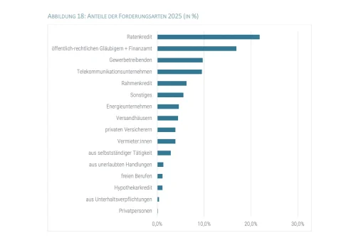 Anteile Der Forderungsarten 2025 2500