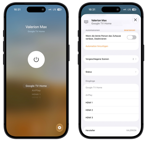 Valerion Visionmaster Max App